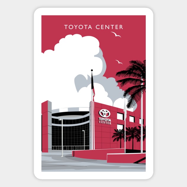 Toyota Center Magnet by dbl_drbbl